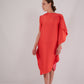 Vestido RENNES reversible naranja-coral